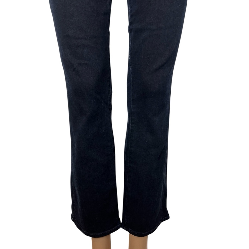 Mother The Insider Ankle High Rise Bootcut Jeans in Holding Hands Dark Wash - Picture 5 of 12